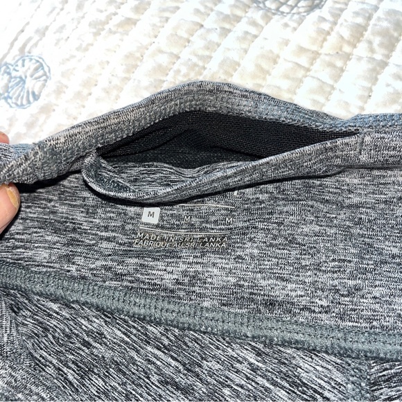 Nike Dri Fit Women's Wide Elastic Waist Band gray Leggings Activewear M - Picture 5 of 7